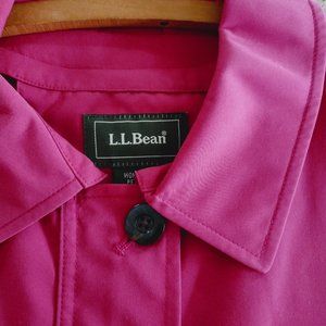 Never Worn LL Bean Women's Pink Jacket w/ Zipped Removable Lining Size M